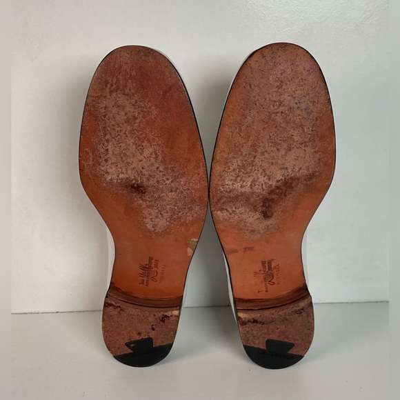 Johnston Murphy Horse Bit Loafer | Aristocraft | White | USA Made | 10.5 A main image 15